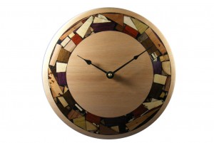 Clock with Hebrew Numerals-Judaica Wall Clock-Wood and ...